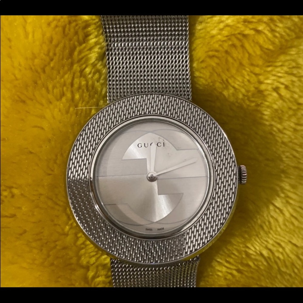 Authentic Gucci stainless steel watch